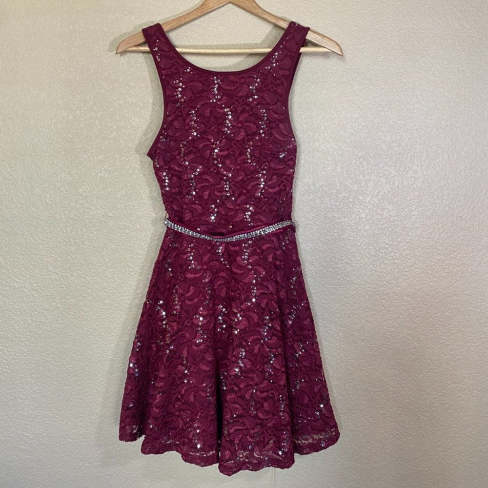 Burgundy Dress